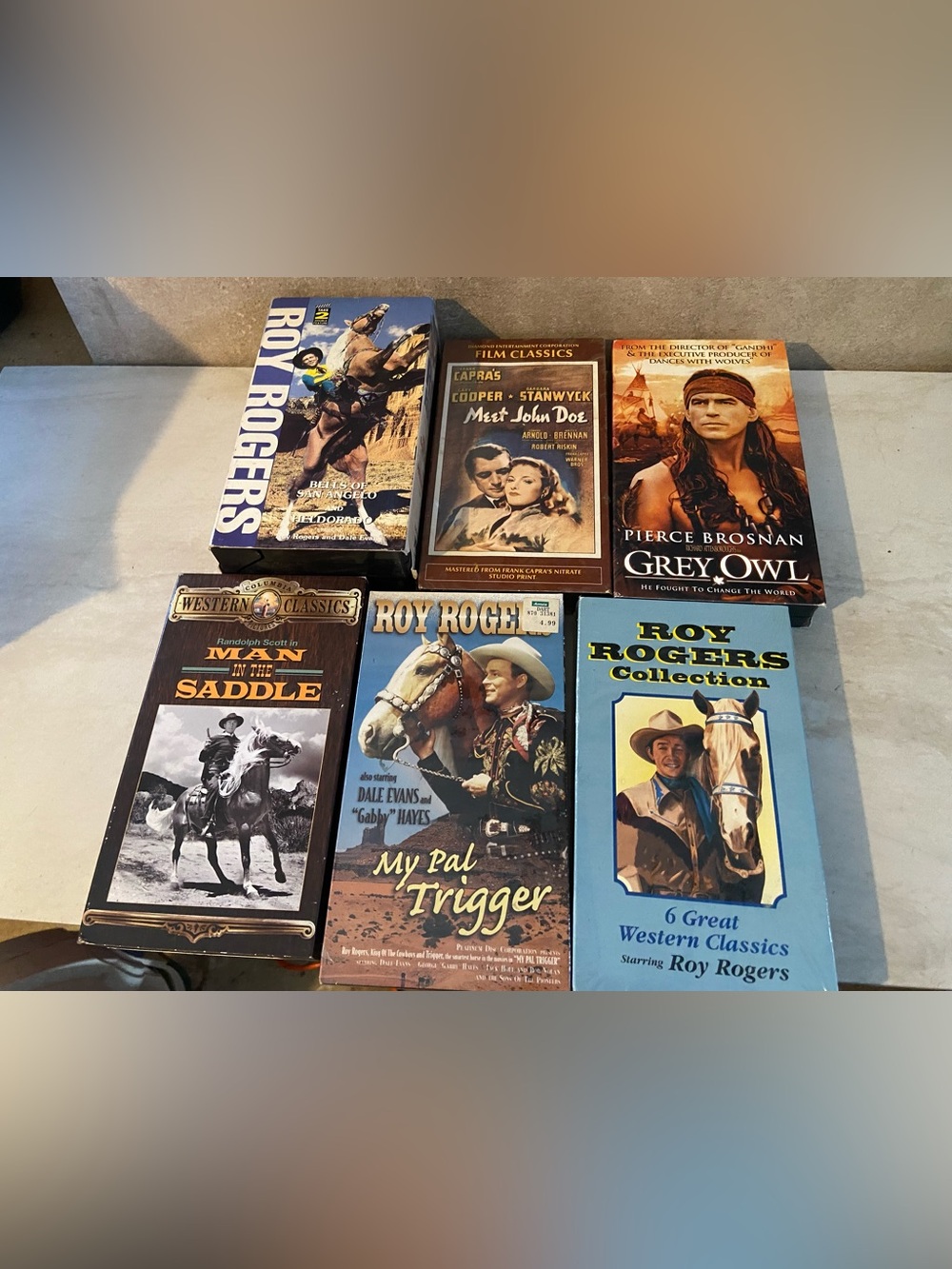 Roy Rogers Western Classics VHS Collection - Blue and Brown